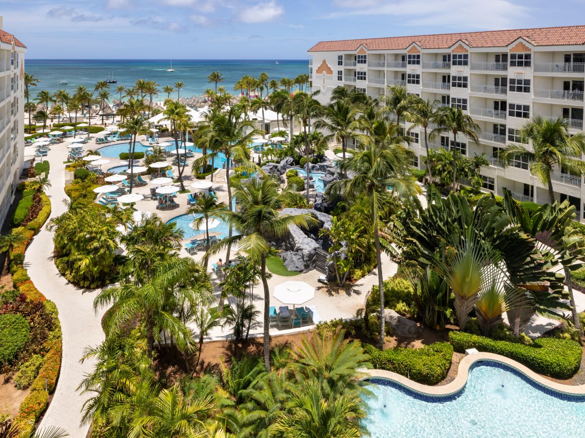 棕榈滩阿鲁巴岛海洋俱乐部万豪酒店的图片。